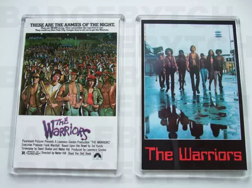 THE WARRIORS PAIR OF large MOVIE POSTER FRIDGE MAGNETS