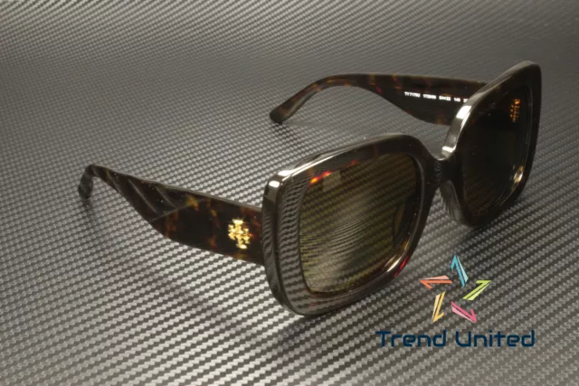 TORY BURCH TY7179U 172883 Dk Tort Solid Brown Polarized 54 Women's Sunglasses 3