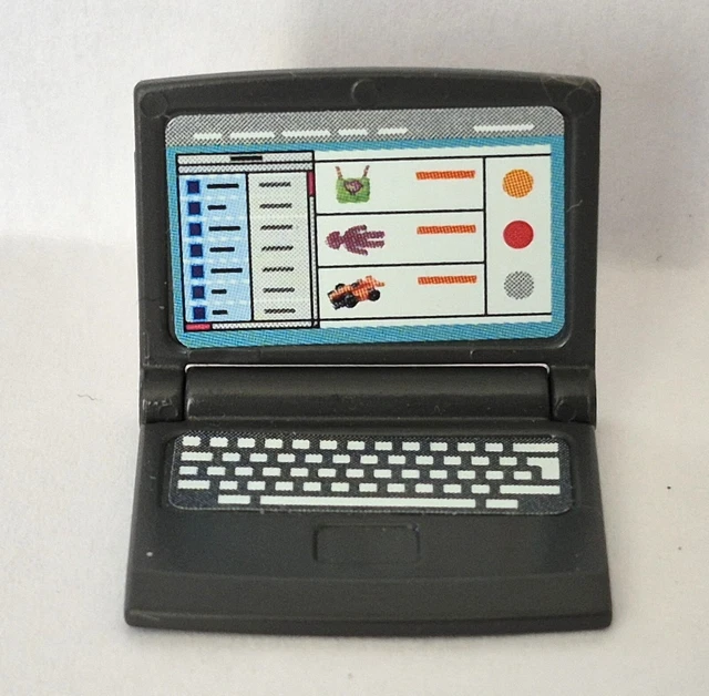 Clavier Playmobil Pour Ordinateur Portable D'école - Pièce Détachée Playmobil 4324