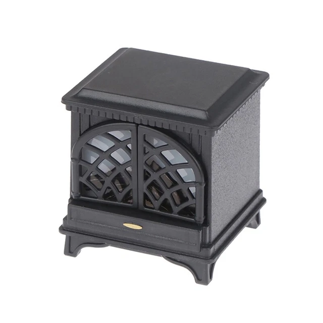 1/12 Miniature Fireplace European Fire Place Modle Toys Furniture Pretend P Y1W7