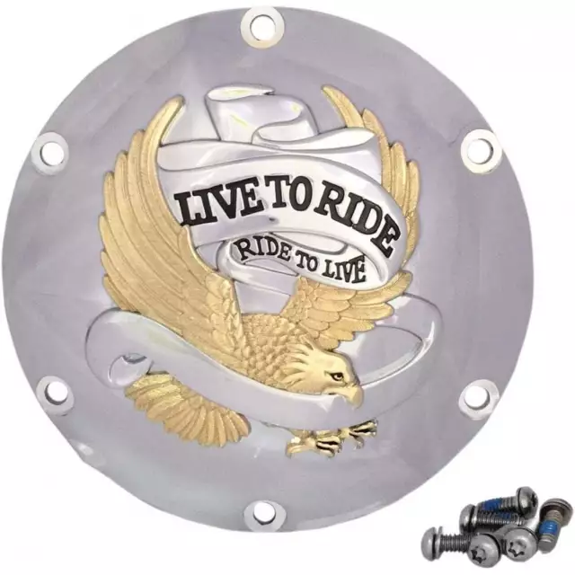 Drag Specialties Live To Ride Derby Cover for Harley-Davidson Sportster