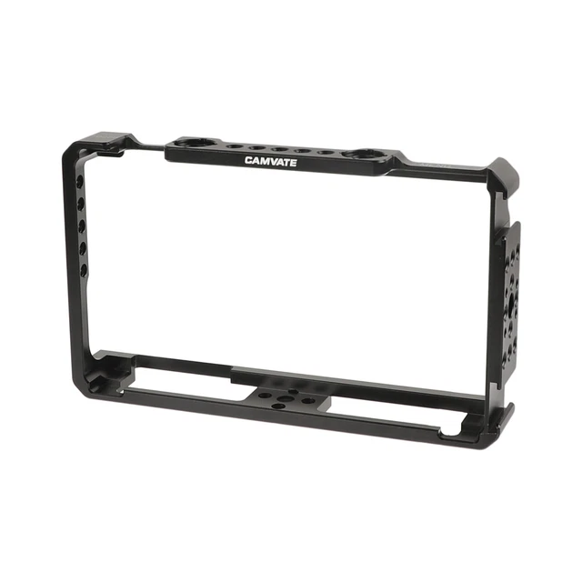 Soporte de armadura de jaula ajustado a forma CAMVATE para monitor FeelWorld LUT6 y LUTS6 de 6