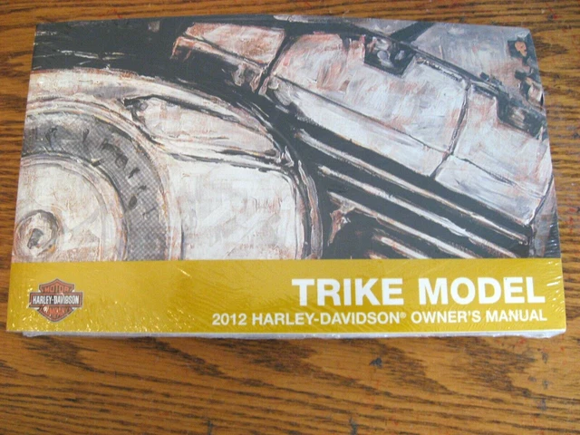 2012 Harley-Davidson Trike Tri Glide Owner's Owners Manual KIT FLHTCUTG NEW