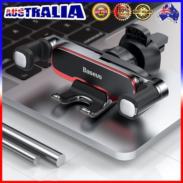 ❤ Baseus Car Phone Holder Bracket Metal Gravity Auto Air Vent Cellphone Stand