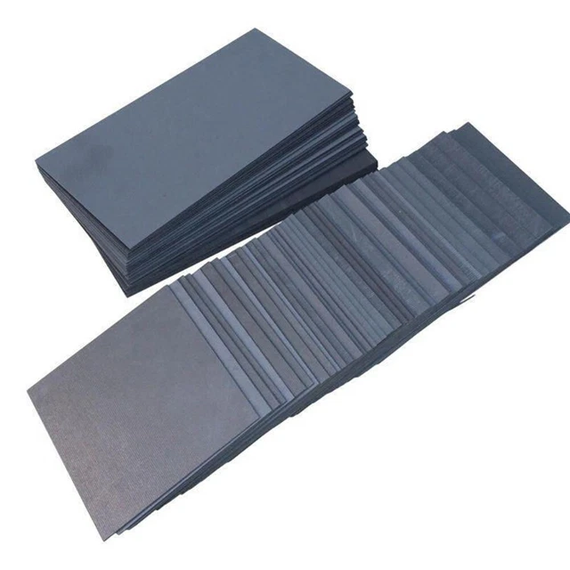 Plaques de graphite blocs de graphite anti-abrasion noir conducteur durable