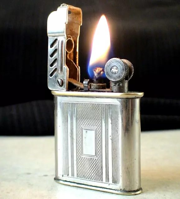 Briquet Ancien # FEUDOR Tempête # Vintage Wick Lighter # Feuerzeug # Accendino