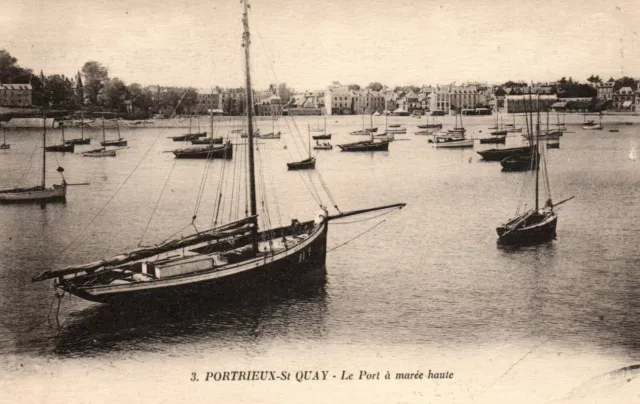 CPA 22 - SAINT QUAY PORTRIEUX (Côtes d'Armor) - 3. Le Port à Marée haute