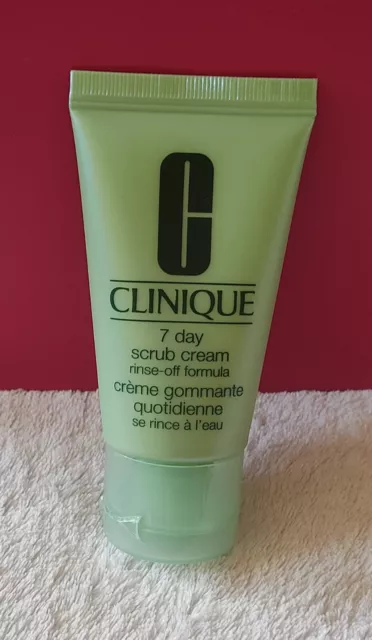 Clinique- 7 Day Scrub Cream- Sanfte Gesichtspeeling- 30 ml- Neu