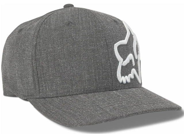 Fox Racing Clouded 2.0 Flexfit Hat Gray/White LG/XL