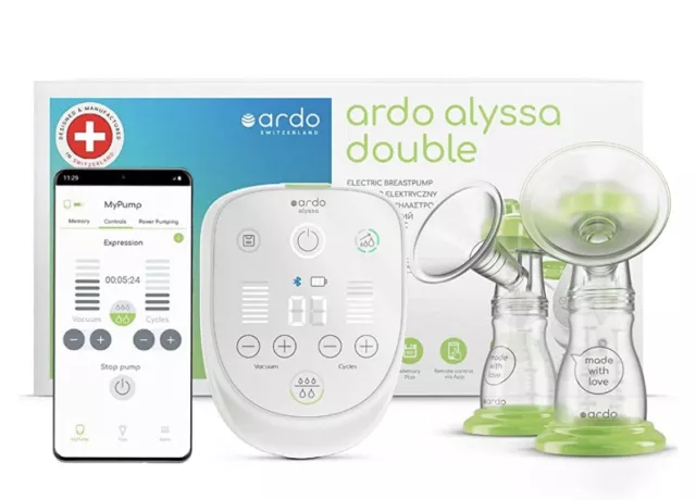 Ardo Alyssa Double Electric Breast Pump with Built in Power Pumping- NEW/SEALED Ardo Alyssa Double Electric Breast Pump with Built in Power Pumping- NEW/SEALED