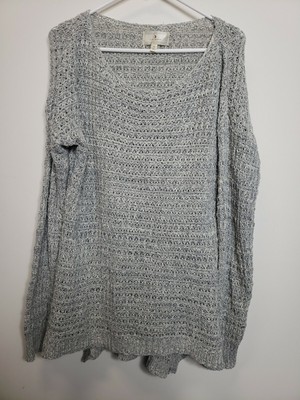 ANTHROPOLOGIE Open Knit Sweater Women 