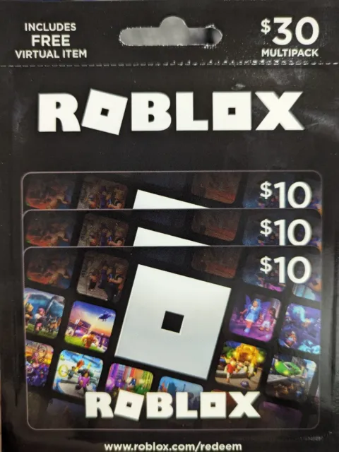 Roblox $30 Digital Gift Card [Includes Free Virtual Item] [Digital