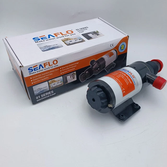 SEAFLO Serie 13A 2000 GPH 12V BOMBA DE BILGE NO AUTOMÁTICA – Yaxa