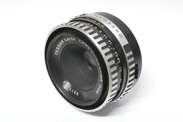 Carl Zeiss Jena DDR Tessar    2,8 / 50  mm   Objektiv M42