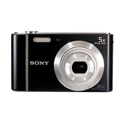 Sony Cyber-shot DSC-W800 20.1MP Digital Camera 5x Optical Zoom Black Brand New!