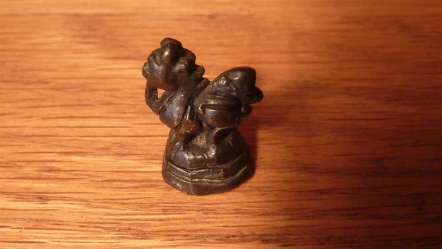 Vintage Burmese Solid Bronze Opium Scale Weight - Hintha Bird Figurine #5