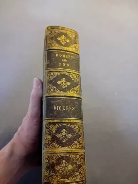 Dombey and Son von Charles Dickens Erstausgabe von 1848 in englisch Goldschnitt