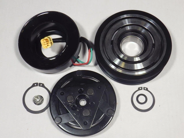 Embrayage Compresseur Climatisation Pour Mercedes - Compatible W211, C219, W639, W209, W220, W203 - Réf. Denso 7SEU17C