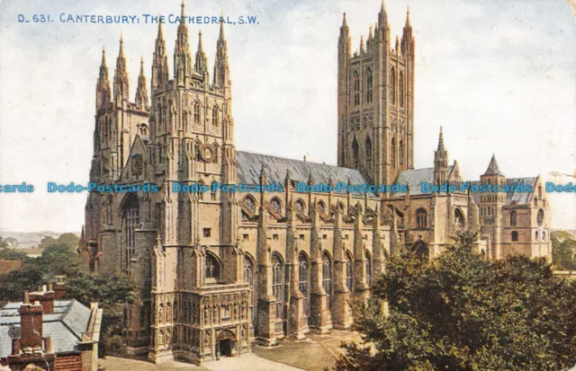 R141659 Canterbury. The Cathedral. S. W. Celesque Series. Photochrom