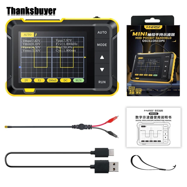 FNIRSI DSO152 Mini Digital Oscilloscope Standard Version for Teaching and Repair