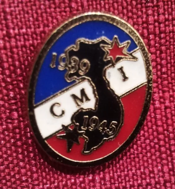 pins Armée militaire Indochine CMI 1939-1945 guerre d'Indochine très rare signé