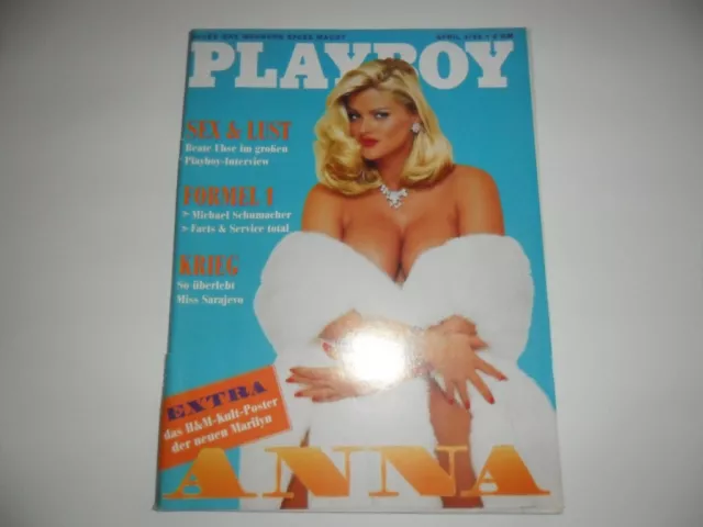 Playboy (D)  4 April 1994 ANNA NICOLE SMITH Saskia Lohle Poster Kult Sammlung