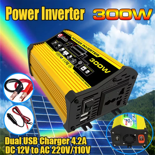 ODOGA 300W CAR Power Inverter 12V to 240V / 230V Converter With Dual USB  New $47.30 - PicClick