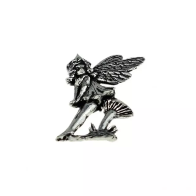 Seta Fairy Peltre Pin de Solapa / Broche Lindo Hada Fantasía Nuevo con Etiqueta