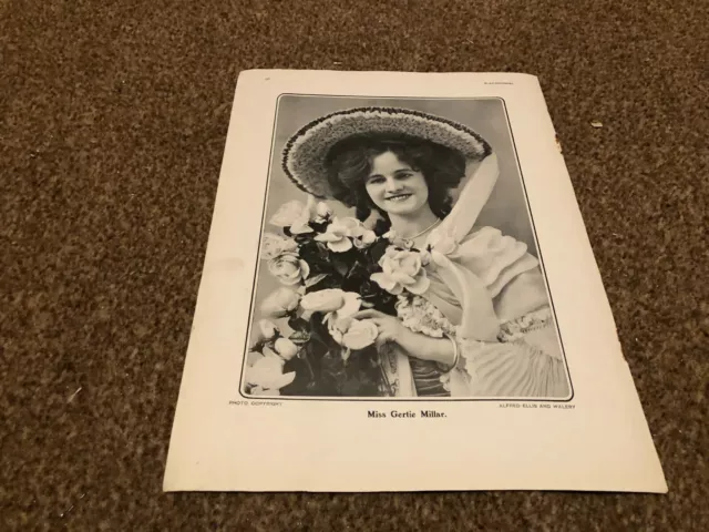 Framed Picture/Scene 11X8 The Orchird Part 2.. Miss Gertie Millar