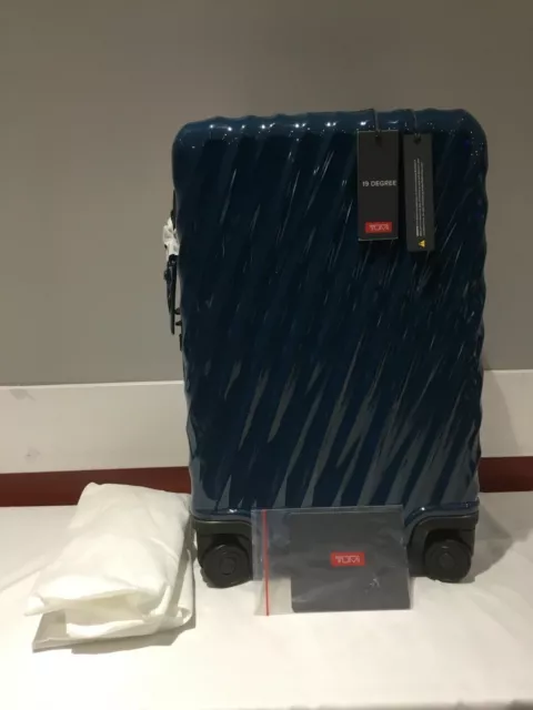 Tumi 19 Degree International Expandable 4 Wheeled Carry-On Turquoise 139683 9614