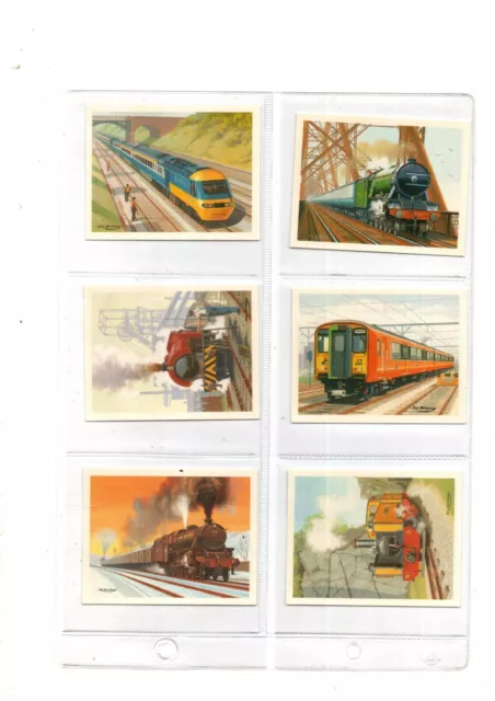 History Of Britains Railways  Full Set Set L30 Cards Tom Thumb  1987 Sleeved Ex