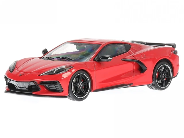 Cache moteur C8 Corvette Stingray rouge bord rouge métallisé super