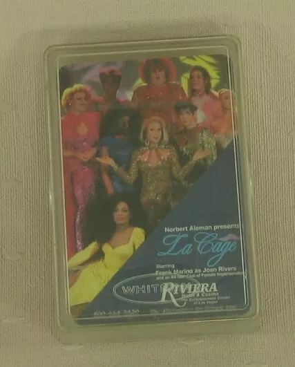 Vtg. Riviera Las Vegas..la Cage.. Souvenir Playing Cards, Factory Sealed
