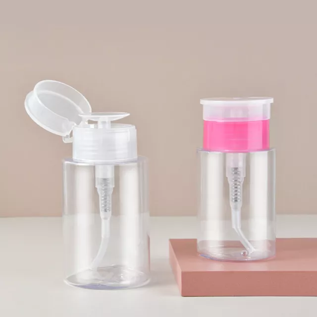 100ml/200ml Transparent Empty Pump Bottles Travel Press Dispenser Pumping Bottle