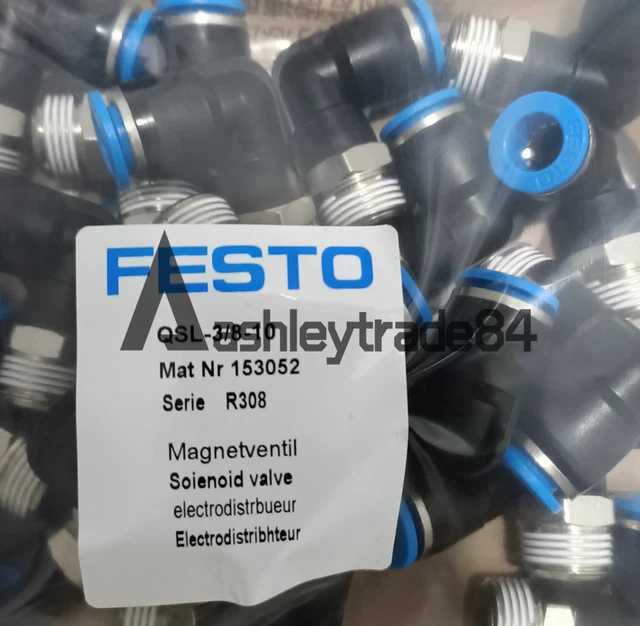 10PCS NEW FOR FESTO PushIn Fittings QSL3/810 153052 53.21 PicClick