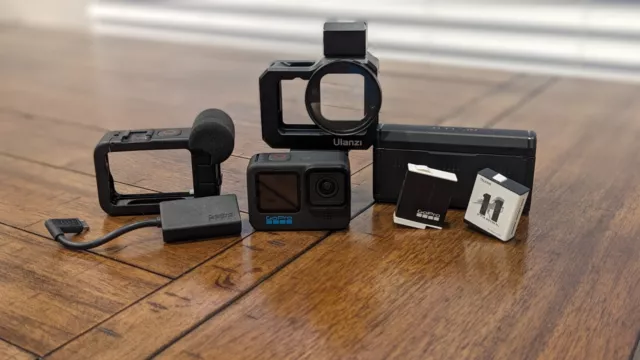 GoPro HERO11 Black 5.7K UHD Action Camera and accessories