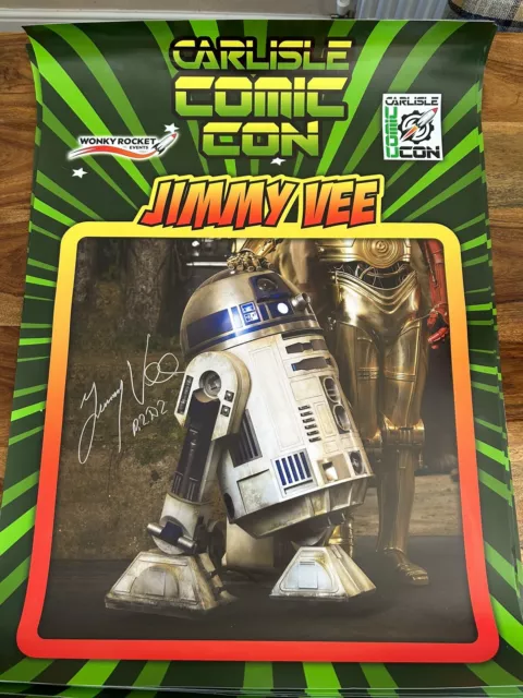 SIGNED Comic Con Poster - Jimmy Vee Star Wars