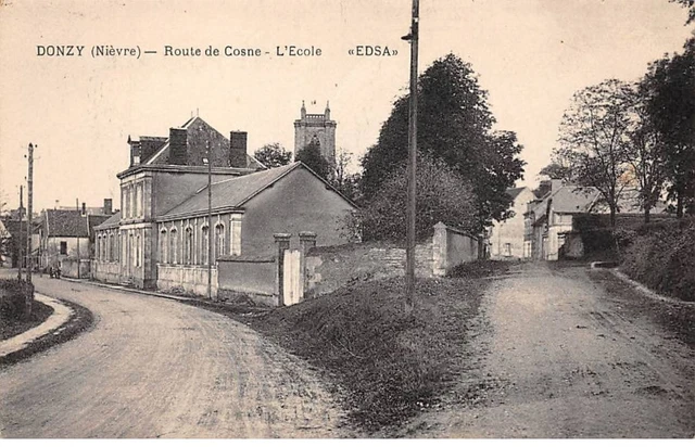 58 - DONZY - SAN64092 - Route de Cosne - L'Ecole - EDSA