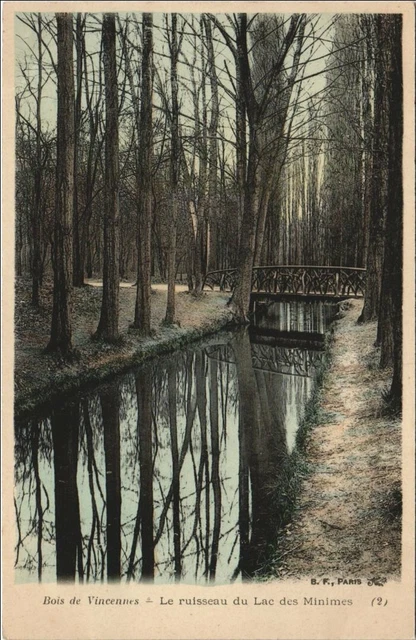 CPA PARIS ed. B.F. Bois de Vincennes Lac des Minimes (927498)