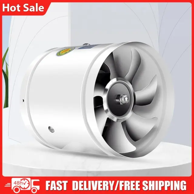 Air Ventilator 220V Duct Fan Wall Fan for Home Bathroom Warehouse (6inch)