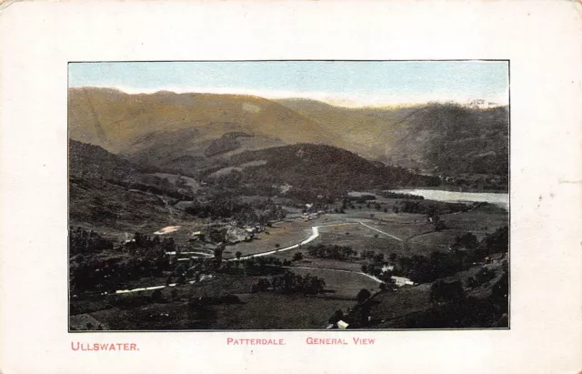 Postcard Ullswater Patterdale General View Cumbria Reeds Pictorial Penrith