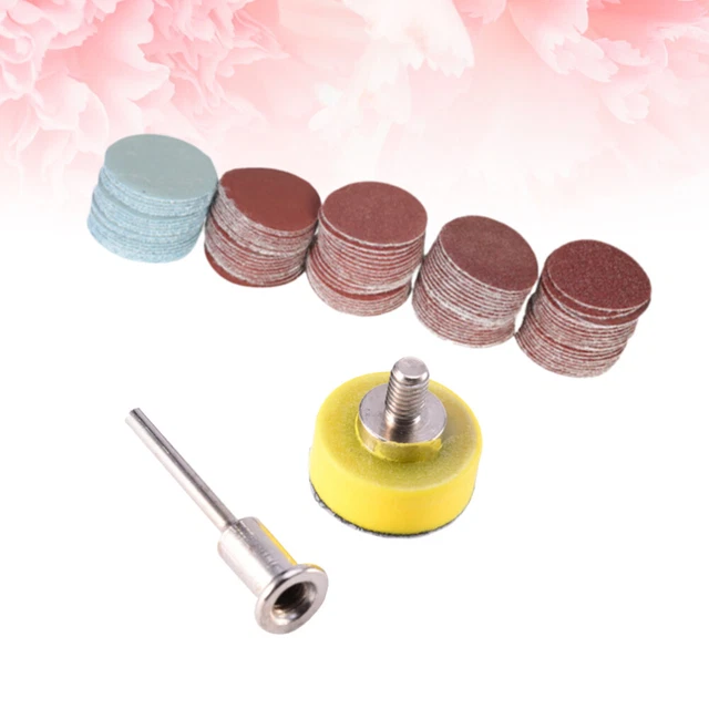 100 Pcs Sanding Discs Pad Backer Plate Soft Foam Buffering Suite Dish Washer