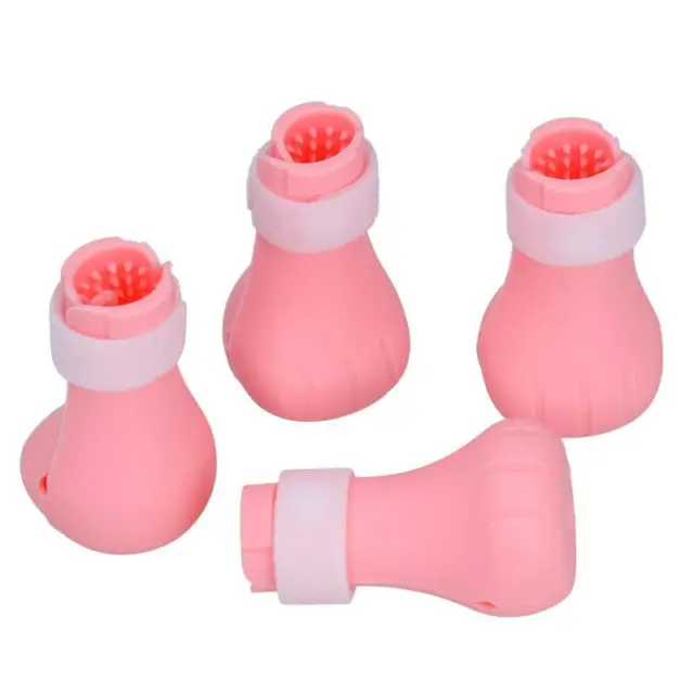 Anti-Scratch Silicone Cat Paw Protectors Shoes for Bathing - Pet Nail Covers