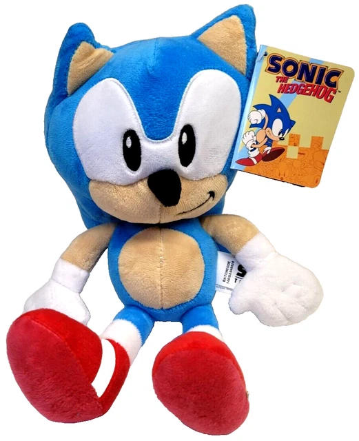 SONIC THE HEDGEHOG Sonic Soft Plush Toy 31cm SEGA Blue Hedgehog Brand