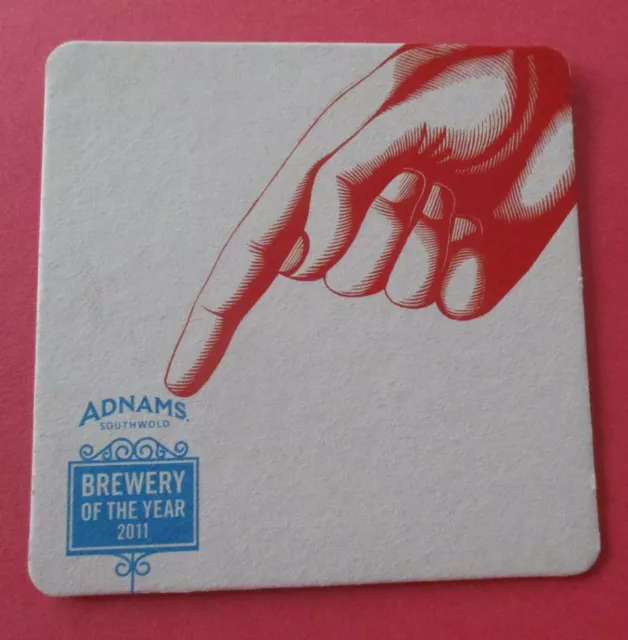 Adnams Southwold Brewery of the Year 2011 - UK Beer Coaster / Beer Mat
