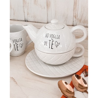 Brandani BRANDANI COPPETTA FRUTTA BATTICUORE CERAMICA TORTORA CUORE PROVENZALE 55672 