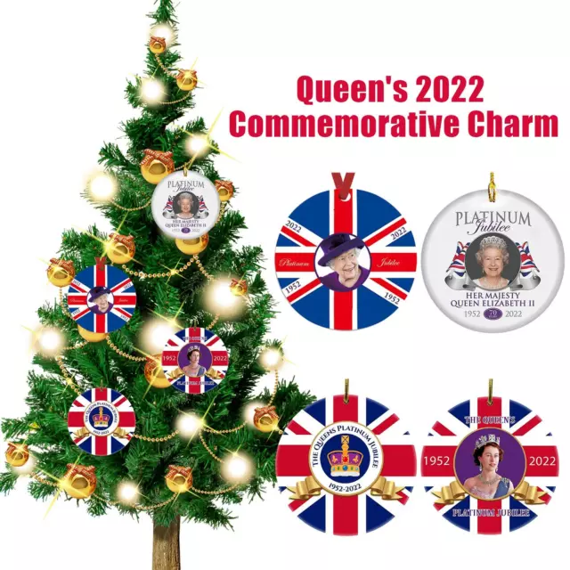 Queen Elizabeth Platinum Jubilee 2023 Charm Commemorative 1X Memorabilia m P8Q3