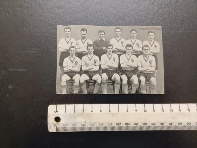Fußballkarte - NORWICH CITY (1959) - Thomson berühmte Teams 1961