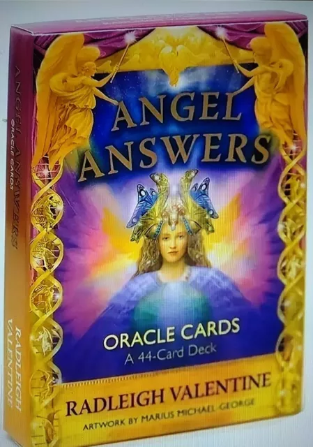 ANGEL ANSWERS ORACLE 44 Card Deck Tarot & Oracle Set New