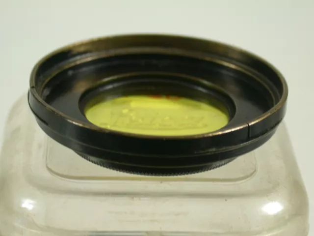 LEICA LEITZ I Elmar Elmax Anastigmat Gelb Yellow Filter Lens A36 36 36mm 309/9 3